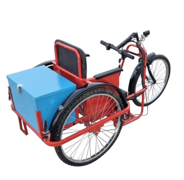 Battery operated handicapped tricycle